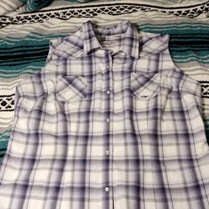 Roper pearl snap tank
